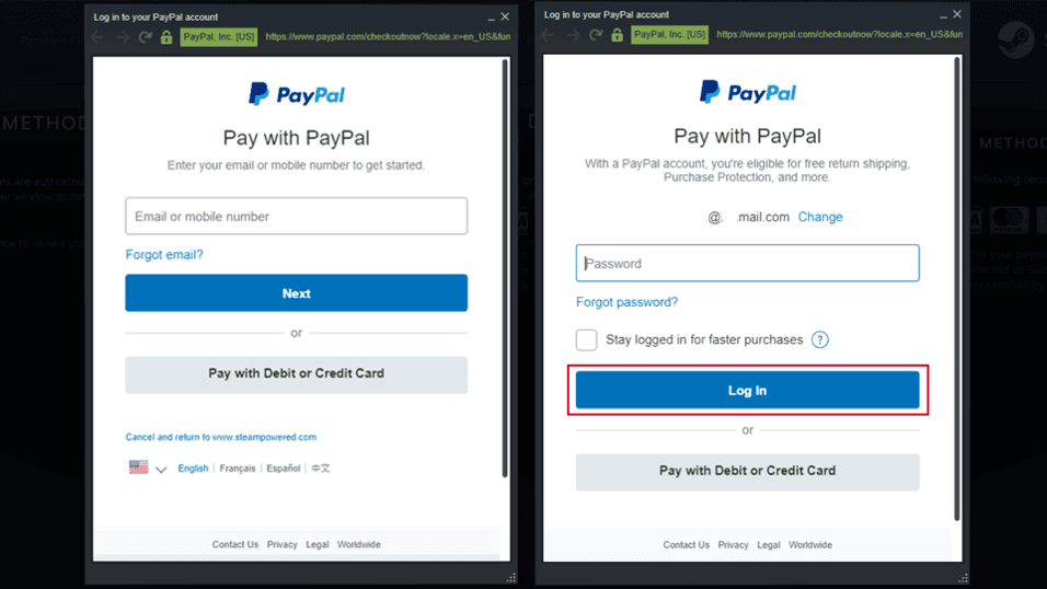 Can you buy steam games with paypal discount
